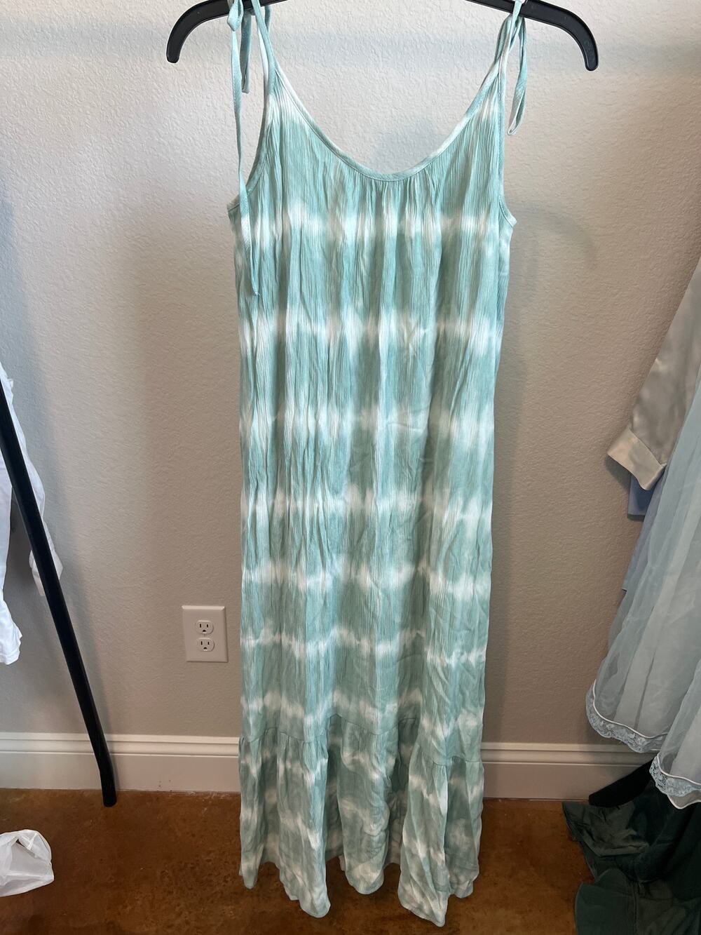 Mable Anthropologie tie dye maxi dress size small